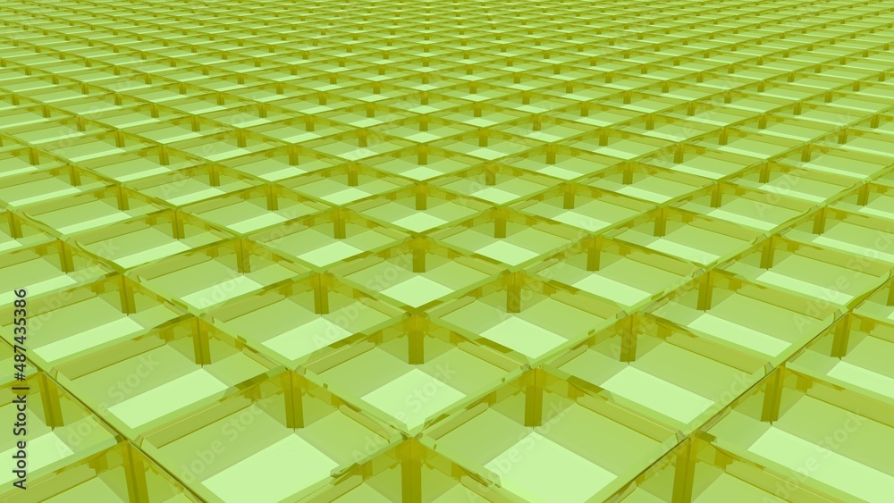 Poster abstract mesh background of lines and polygons.