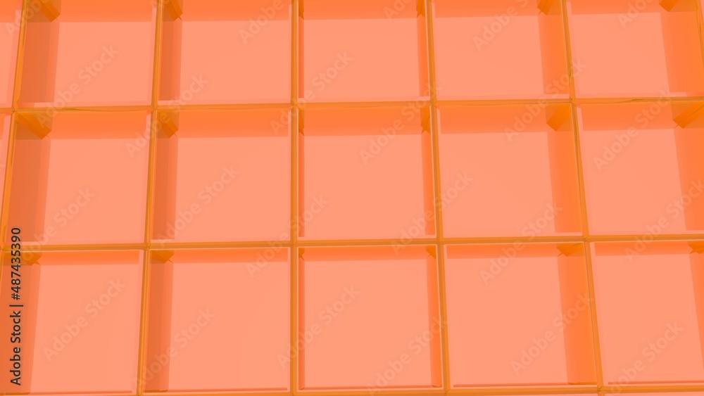 Poster abstract mesh background of lines and polygons.