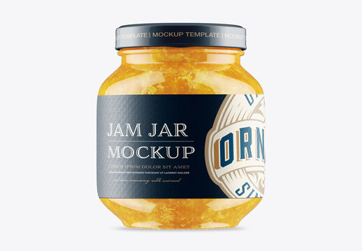 Jam Jar Mockup