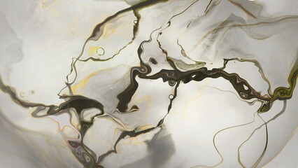 White marble abstract digital art background