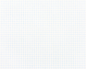 Blue graph paper background, note paper