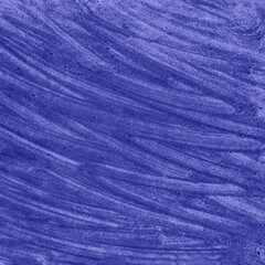 Dark blue watercolor brush strokes lines on paper background, texture