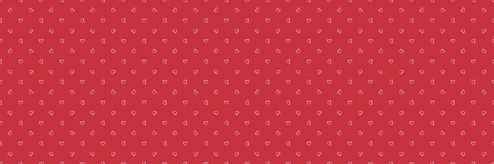 Holiday background with hearts. Seamless pattern. Valentine's day. Print for polygraphy, posters, banners and textiles