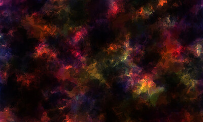 Abstract watercolor background in dark crimson and black tones. cloud texture