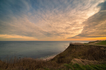 Sonnenaufgang an der Steilküste Ostsee