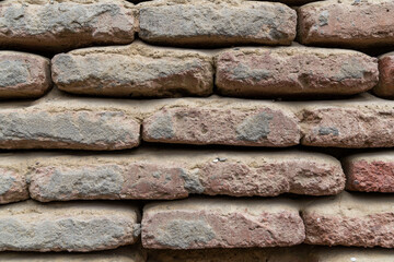 Old brick wall texture. Stone wall texture.