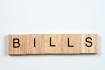 wooden blocks spell bills