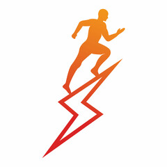 Fototapeta na wymiar Running and Marathon Logo Vector Design. Running man vector symbol. 