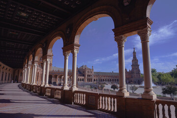 Obraz premium Sevilla. Plaza de España