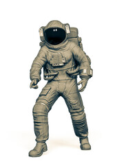 astronaut is discovering