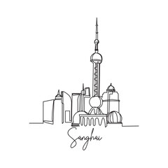 Shanghai continues single line drawing