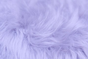 Obraz premium Faux fur purple 2022. Fashion and trending concept