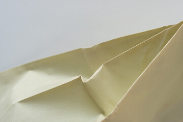 retro green/faded paper vacuum bag  