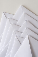 fancy folded blank paper design