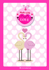 flamingo love