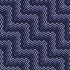 Seamless ethnic vector pattern with chevron. Modern very peri diagonal zigzag black background. graphic design, fabric, packaging paper, print