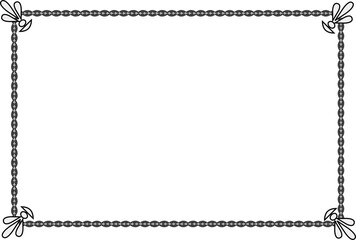 飾り罫　アンティーク
