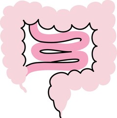 腸内環境のイラスト