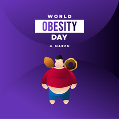 Obesity Day Background Template Design