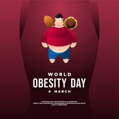 Obesity Day Background Template Design