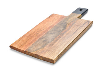 Wooden board isolated on white
