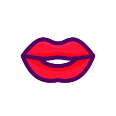 Red Lip, Valentine Icon