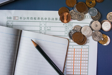  Tax return at the end of financial year.