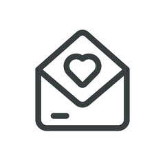 Envelope with Heart Illustration