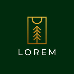Simple and Luxury Tree Logo Design Ideas