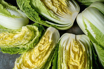 Napa cabbage or Chinese cabbage