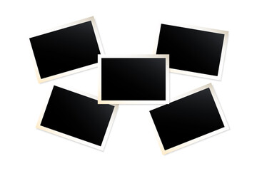 Photo frame. Geometric element. Vintage retro design. Vector illustration. stock image.