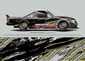 Fototapeta premium Livery for car wrap design