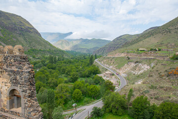Khertvisi fortress very harmoniously blended into the surrounding landscape