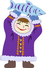 hunter,child,cartoon,fishing,boy