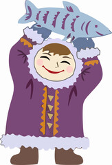 hunter,child,cartoon,fishing,boy