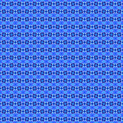 Abstract geometric seamless pattern in shades of blue
