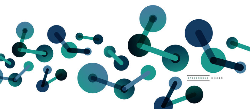 Network concept abstract background. Dots connection. Big data idea. Business template for wallpaper, banner, background or landing