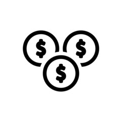 Budget coins icon
