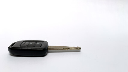 Car key isolated on white background