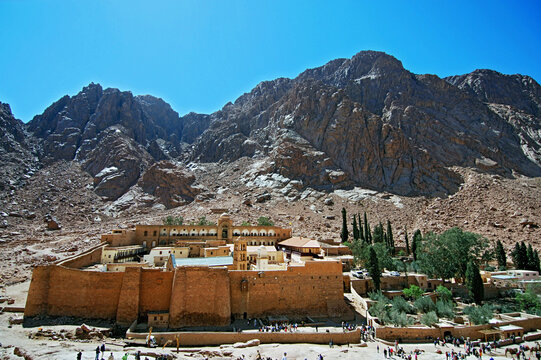 Mosteiro de Santa Catarina no Monte Sinai. Egito.