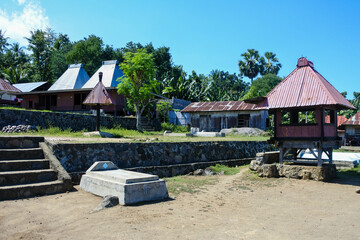 traditional village in flores indonesia