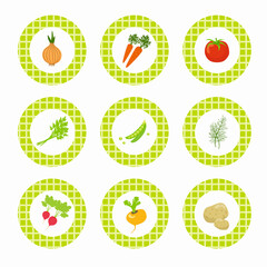 food,vegetables,cartoon,board,green