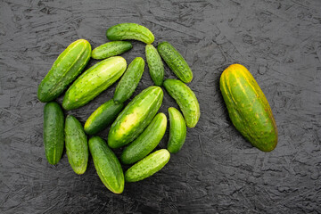 cucumbers, cucumber, food, garden, texture, background, place for text