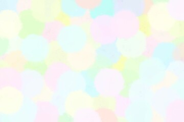 Watercolor light background. Hand drawn illustration. Pastel colorful balloons