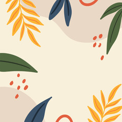 abstract botanical background pattern illustration