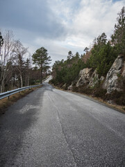 Stra&szlig;e in Skandinavien