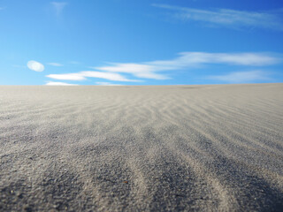 Sandüne mit Windmuster
