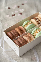 French macaroon cake at home