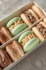 French macaroon cake at home