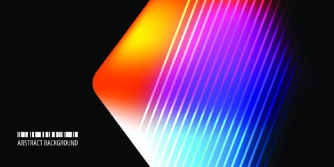 Geometric colorful abstract vector background template with blended shapes